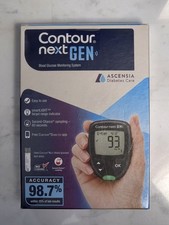 Contour Next Gen Glucose Monitoring Kit Digital No Coding w/ Lancets Case