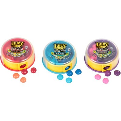 Juicy Drop Re-Mix Sweet & Sour Chewy Easter Candy Variety 8 Count Tray, Blue