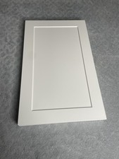 Shaker style cabinet door, white with frame and central panel made MDF 14 X 23.5