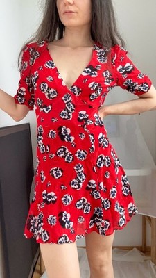 Realisation Par Ozzie Mini Dress, 100% Silk, Floral Print Summer Dress