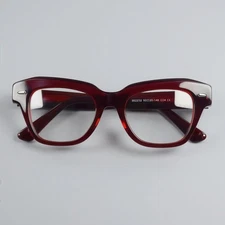 Square Acetate Eyeglasses Frames Fashion Retro Thick Reading Glasses Men Women