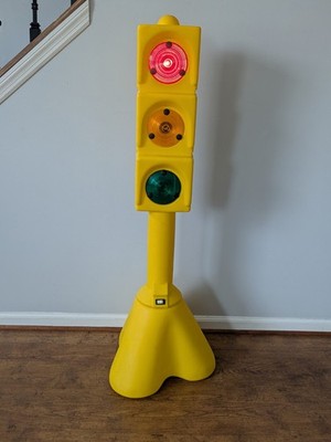 Vintage Power Wheels Traffic Light 45” Tall Working Signal Lamp
