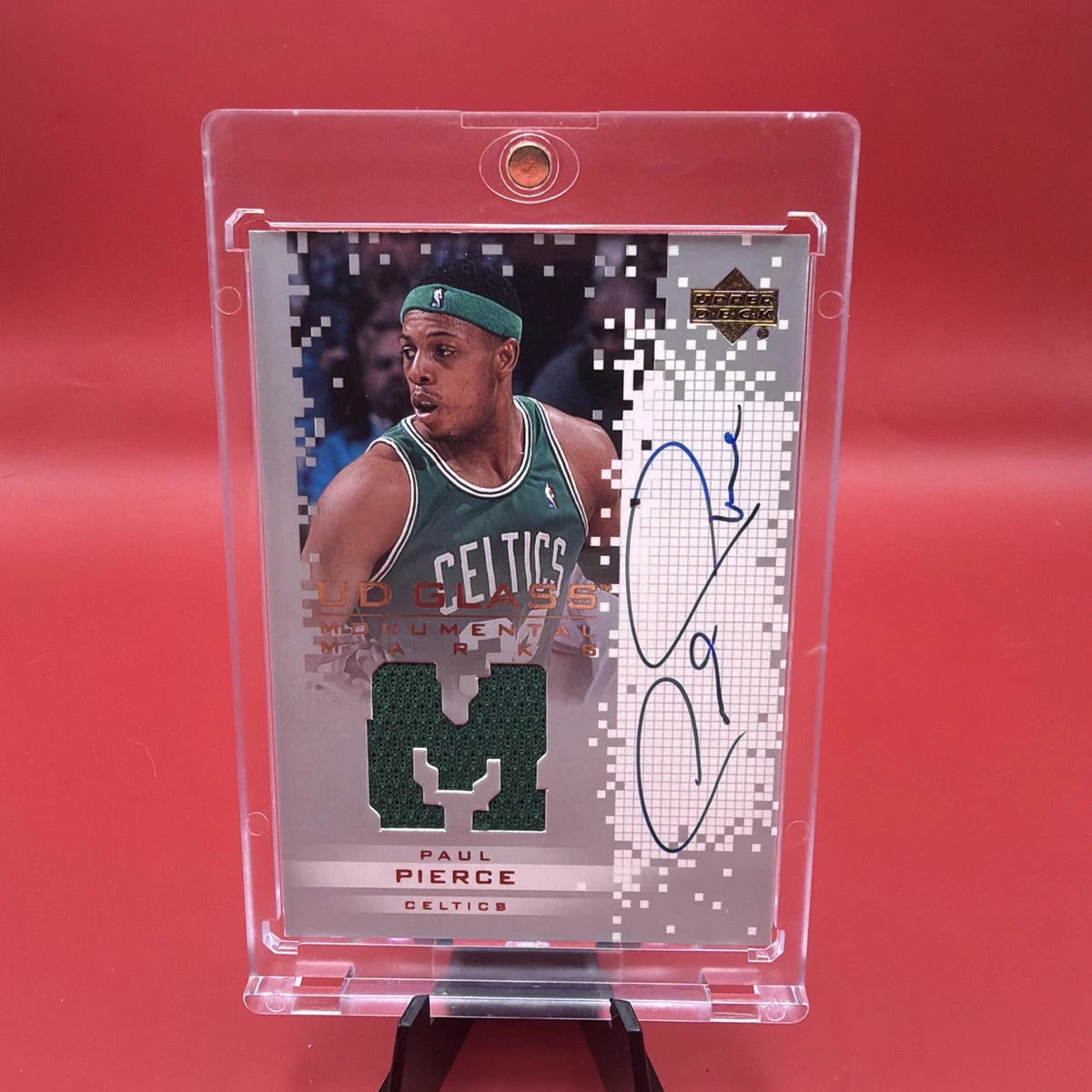 NBA UD BLACK 9/15 Paul Pierce 直筆サインカード 10枚限定 PAUL PIERCE SELECT GOLD PRIZM SSP 直筆サイン 4色パッチ