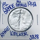 1942 WALKING LIBERTY SILVER HALF DOLLAR AUTHENTIC U.S.MINTCOIN FREESHIPPING 3838