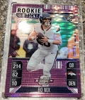 2024 Contenders Optic - Bo Nix Rookie Ticket Purple Pulsar /37 Denver Broncos