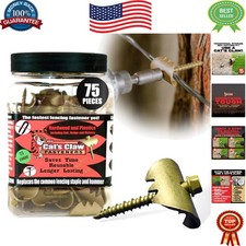 1.5 Hardwood Fencing Fasteners - 75 Pack with...