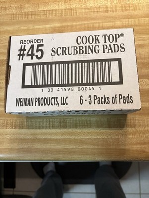 Weiman Scrubbing pads. 6-3 Packs Of Pads