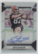2016 Panini Prizm Rookie Auto Silver Prizm Seth DeValve #RA-SDV Auto 00q0