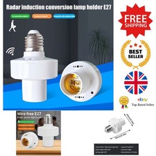 Motion Sensor Lamp Holder - E27 Base for LED Lights - 360 Degrees Detection