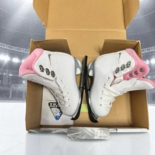 Jackson Ultima SoftSkate Figure Ice Skates - White/Pink, Youth  Size-10