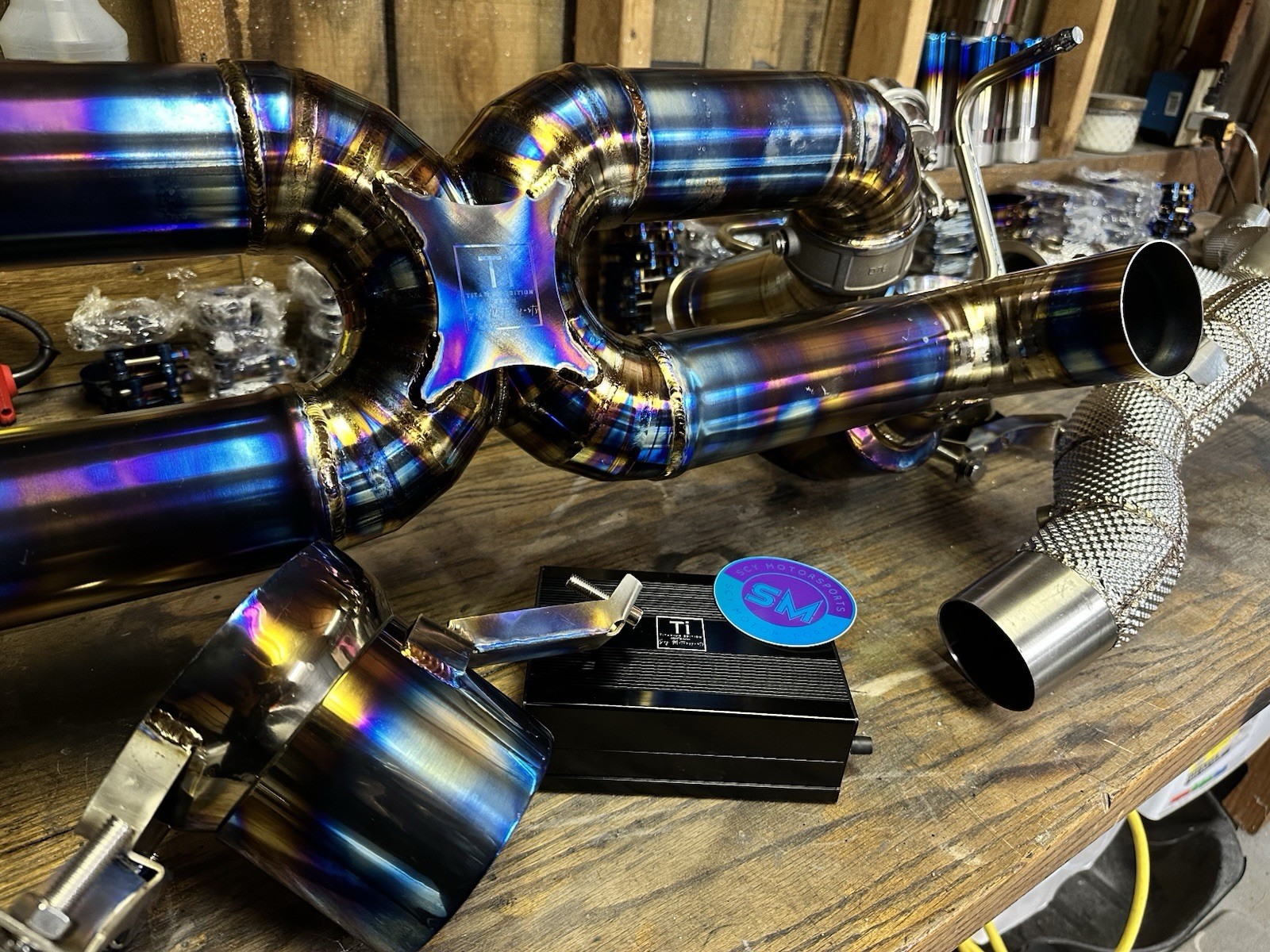 Titanium Valved Catback Exhaust System Ferrari 488 GTB PISTA 15 16 17 18 19