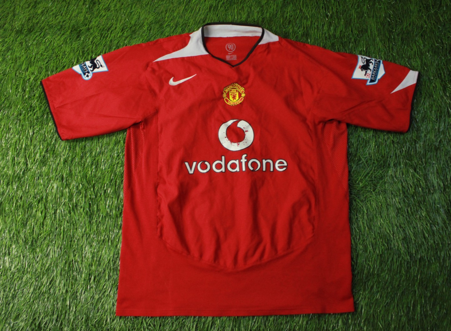 MANCHESTER UNITED 2004/2006 VTG FOOTBALL SHIRT JERSEY AWAY NIKE ORIGINAL SIZE XL