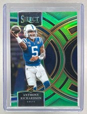 Anthony Richardson 2023 Panini Select #117 Neon Green Prizm RC Premier Level /49