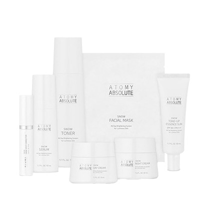 ATOMY Absolute Snow 7pcs Skincare Set Brightening Care K-Beauty