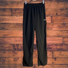 Reebok Black Windbreaker Pants Small
