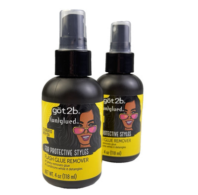 2 Bottles Got2b Glued Flash Glue Remover For Wigs 4 Oz