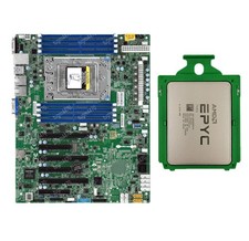 AMD EPYC CPU 7402 Supermicro H11SSL-I 24cores 48threads 2.8 GHz Motherboard CPU