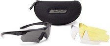 ESS Eyewear Crossbow 3 Lens Set Clear Smoke Yellow 740-0387 Black US FREE- FRE