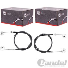 2x A.B.S. HANDBREMSSEILE HINTEN passend für FIAT PANDA TROMMELBREMSE LINKS+RECHT
