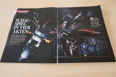 Motorrad 11/1993 Triumph Trident 900 mit 98PS besser als...?