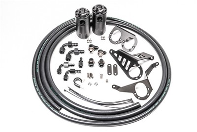 Dual Catch Can Öl Auffangbehälter Kit für Toyota MK4 Supra Fluid Lock Radium