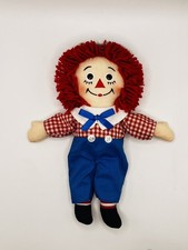 Vintage Raggedy Andy Raggedy Ann Applause Doll Soft Toy 2002 12”