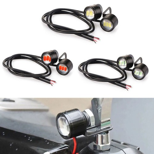 2Pcs LED Motorcycle Super Bright Driving Light Eagle-Eye Reverse Backup Fog Lamp - Picture 5 of 59