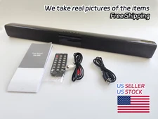 Wireless Surround Sound Bar 4 Speaker System BT Subwoofer TV Home Theater Remote