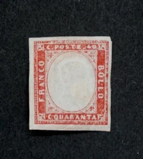 Sardinia #13F used Double head one inverted CV5500