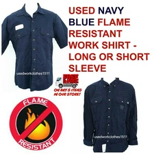 Used Flame Resistant FR Work Shirts Cintas, Workrite, Flame Retardant