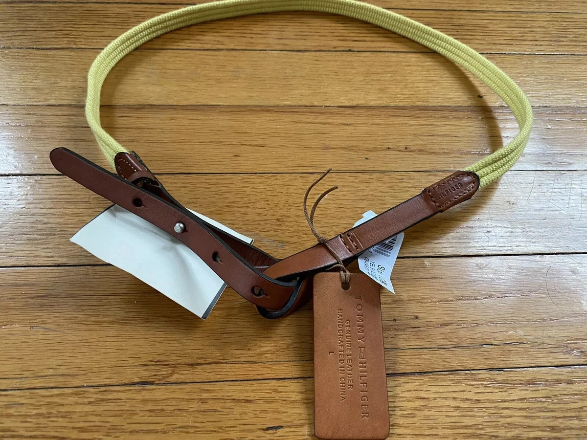 Tommy hilfiger sales yellow belt