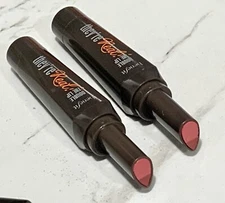 2pc Benefit They're Real Double the Lip LUSTY ROSE Mini lipstick/liner nwob