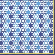 Boston International - Festival of Lights Blue Cocktail Napkins - C722640