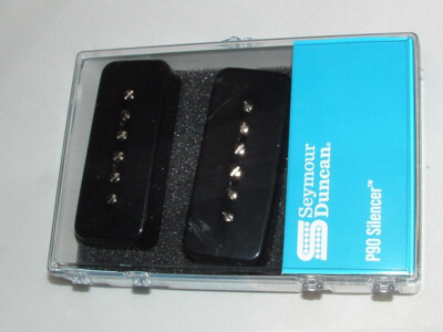 Seymour Duncan Hot P90 Silencer Soapbar Pickup Set (Black) New with Warranty