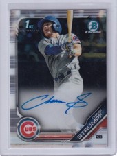 2019 Bowman Chrome Auto Chase Strumpf 1st Bowman RC Rookie Chicago Cubs