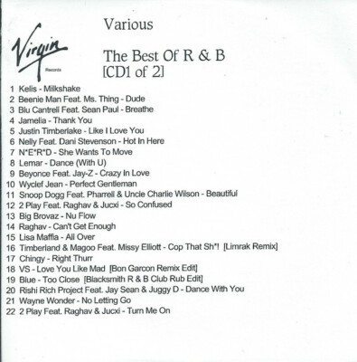 (8) Various - The Best Of R & B 2CDr promo