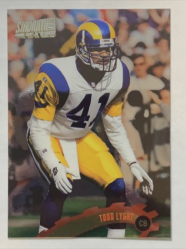 Todd Lyght [One of a Kind] #259 1997 Stadium Club card