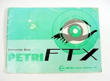 Petri FTX Instruction Book | 1974 | 34pg | Pictures & Text | $19 |