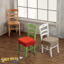 Coprisedia cuscini Genius Biancaluna Color in tinta unita e tessuto bielastico 