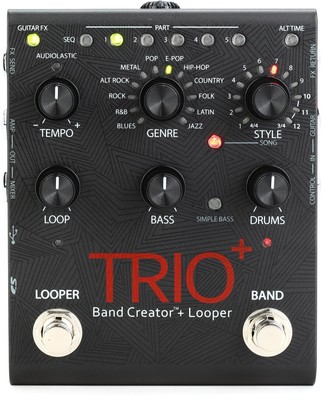 DigiTech Trio+ Band Creator and Looper Pedal (5-pack) Bundle