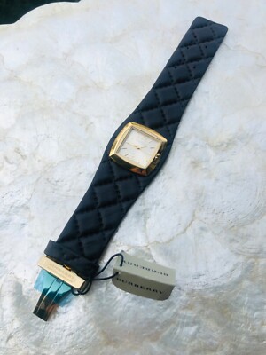 New Burberry BU4053 Women Watches 34mm Brown Leather Strap