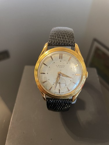 Orologio Vintage Lanco, Carica Manuale, 15 Jewels, Cal. Langendorf 1022 |  eBay