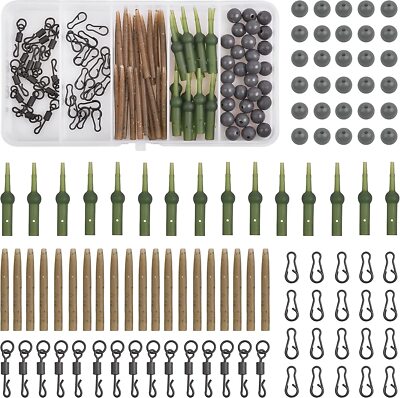 Carp Fishing Helicopter Rig Accessories Kit Anti Tangle Sleeve