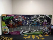 2015 TMNT Teenage Mutant Ninja Turtles Metal Mutants Turtles + Fugitoid 5 Pack