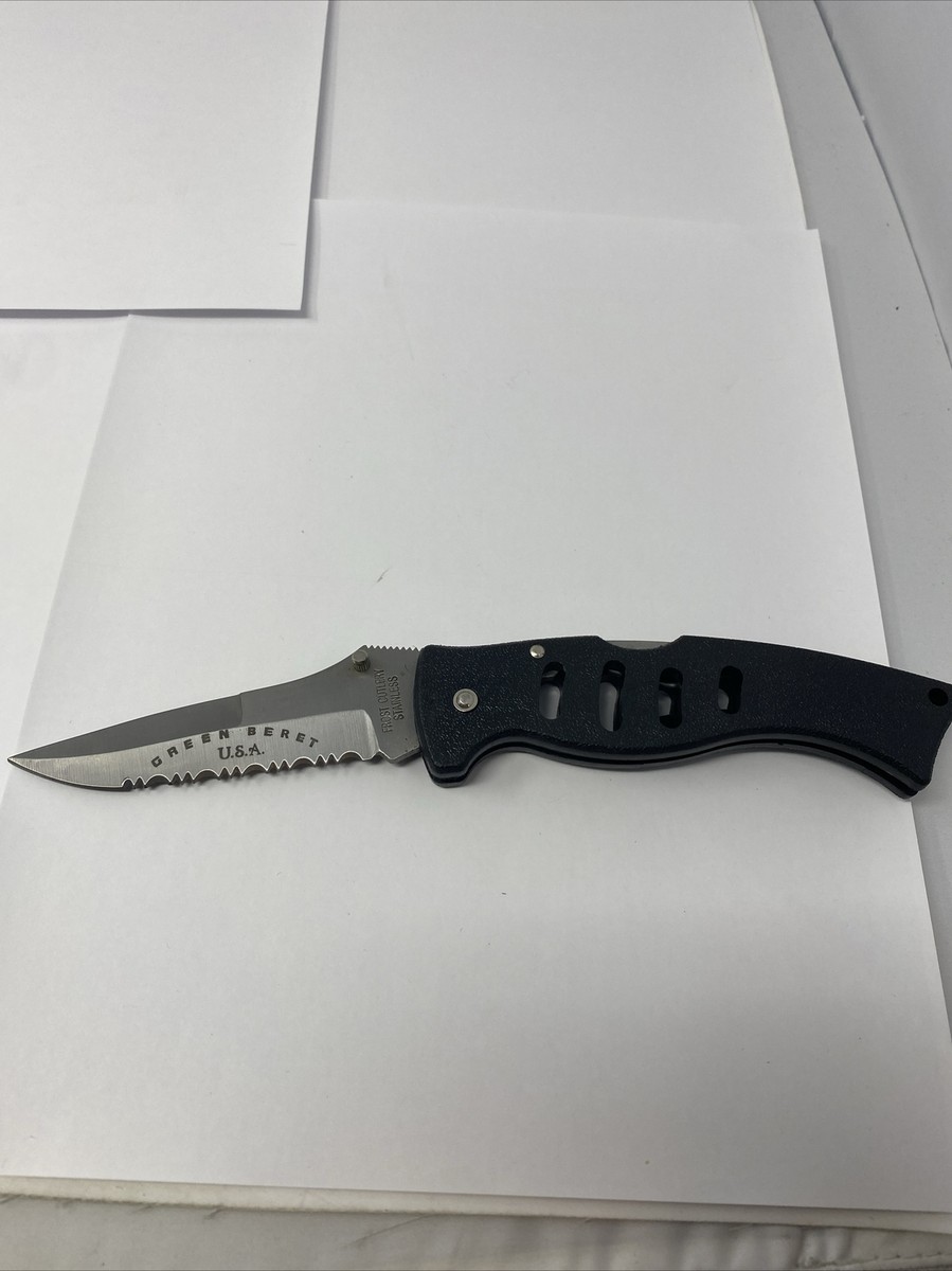 Frost Cutlery Green Beret Folder 5 1/4