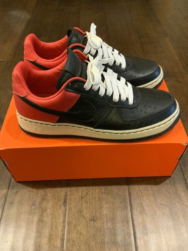 air force 1 inside out red