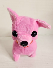 Chihuahua Walking Barking Dog Pink play pet battery operated  T114 