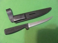 Fiskars Fishing Fillet Knife - Hard Plastic Sheath with Sharpener MADE IN USA.