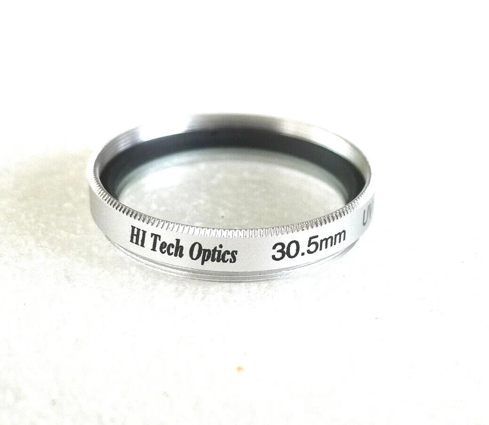 30.5mm Hi Tech Optics UV Filter - Silver - NEW - Image 2 of 4