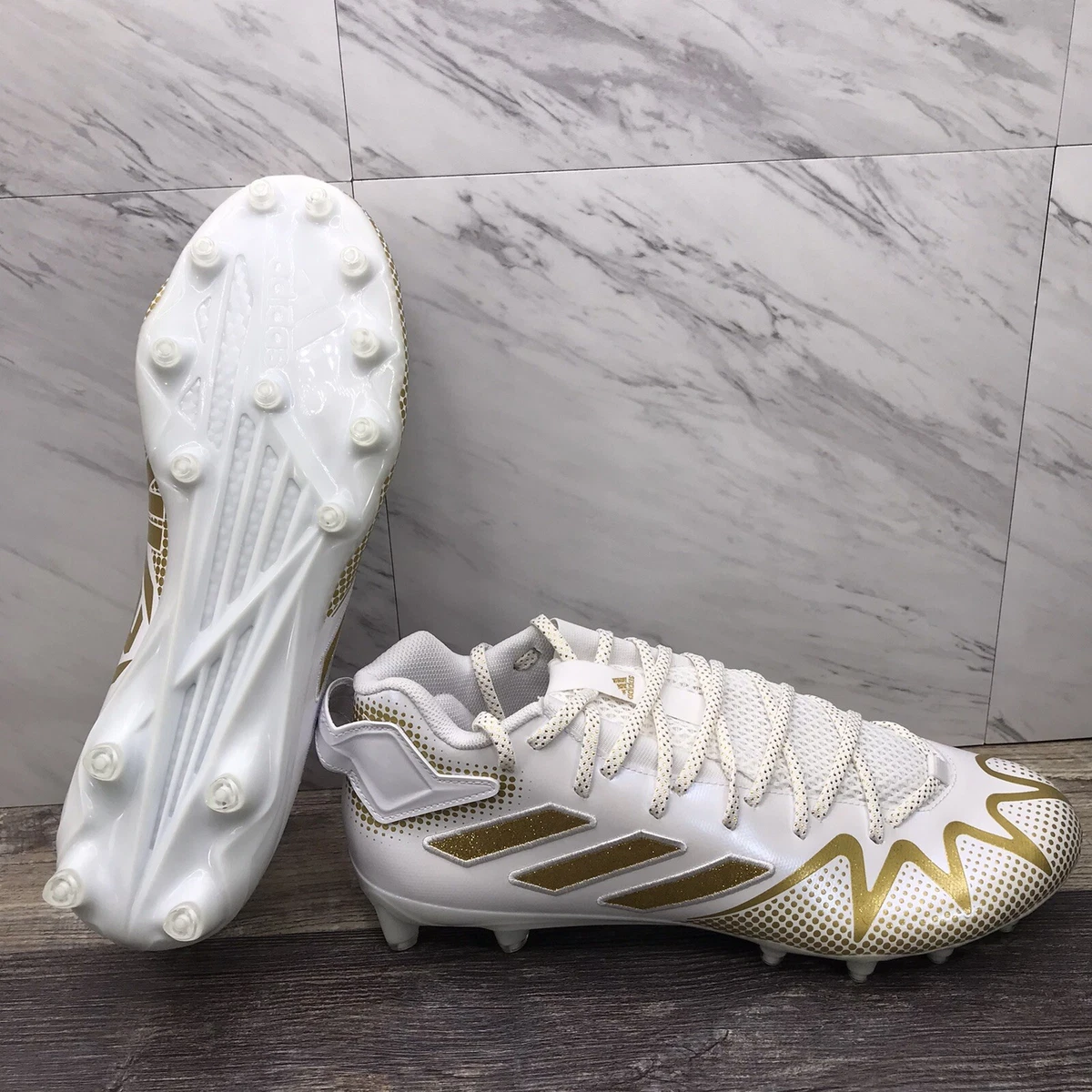送料無料 新品  アメフトFREAK 22 27.5 adidas Freak 22 White Gold Metallic for Sale | Authenticity